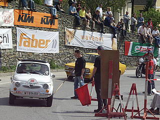 Peter Kollar mit Steyr Puch 500 S am Seiberer 2010