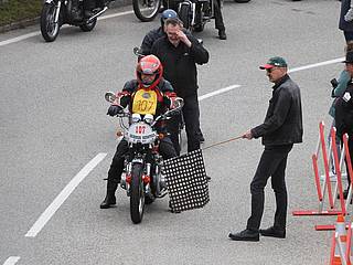 Gregor Paquoi mit Honda 500 four am Seiberer 2023