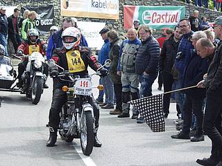 Karl Grünzweig mit Honda CB 450 am Seiberer 2019