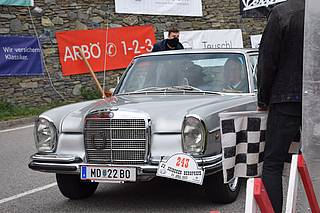 Alois Vogler mit Mercedes Benz 280 SE    3,5 am Seiberer 2022