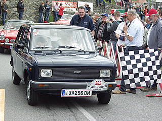 Markus Kern mit Fiat 128 Familiare 1100 am Seiberer 2015