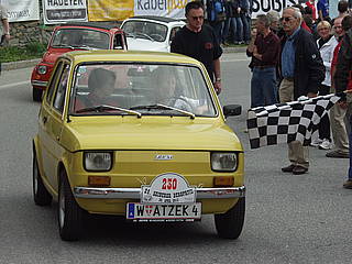 Georg Watzek mit Steyr Fiat 126 Puch am Seiberer 2013