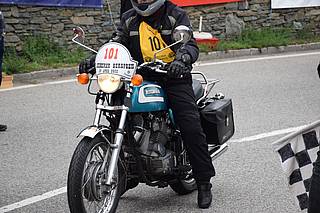 Peter Constantin mit Moto Morini 3 1/2 Touring am Seiberer 2022