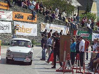 Walter Gilniat mit Trabant 601 De Luxe am Seiberer 2010