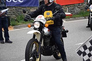 Franz Schaberger mit Yamaha XT 500 am Seiberer 2022