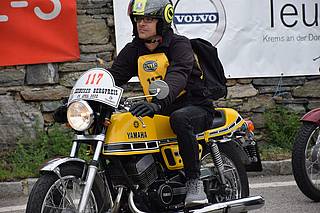 Daniel Ruhm mit Yamaha RD 350 am Seiberer 2022