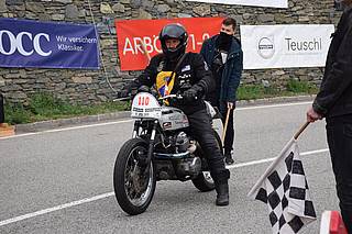 Robert Schlachter mit Honda CB 750 four am Seiberer 2022