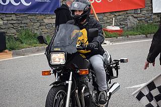 Adrian Strasky mit Yamaha XJ 900 F am Seiberer 2022
