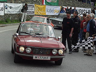 Franz Volaric mit Lancia Fulvia Coupé 1,3 S r am Seiberer 2013