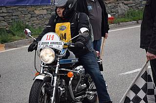 Wolfgang Fischer mit Moto Guzzi Moto Guzzi 850T3 am Seiberer 2022