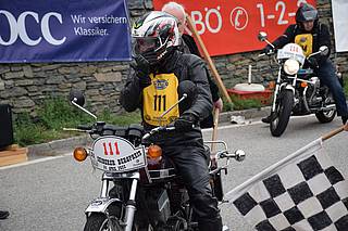 Franz Bucher mit Yamaha RD 350 am Seiberer 2022