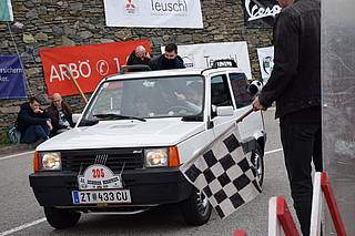 Isacco Pofi mit Fiat Panda 141A am Seiberer 2022
