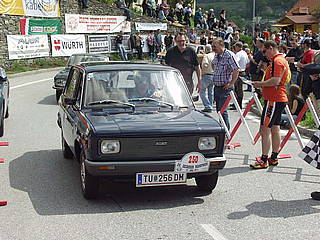 Markus Kern mit Fiat 128 Familiare 1100 am Seiberer 2014
