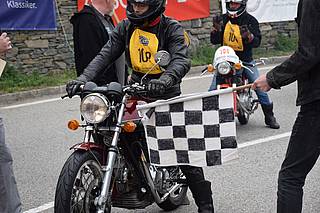 Matthias Tuzar mit Ducati 750GT am Seiberer 2022