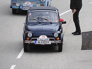 Manfred Erd mit Fiat 500 L am Seiberer 2023