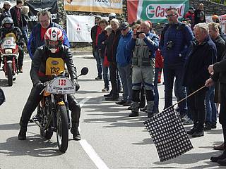 Andreas Blauensteiner mit Ducati 450 am Seiberer 2019