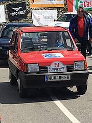 Konrad Metz mit Seat-Fiat Marbella am Seiberer 2019