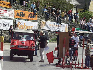 Karl Ullmann mit Steyr Puch Haflinger 700 AP am Seiberer 2010