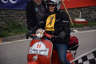 Rudolf Glaser mit Vespa 200 Rally am Seiberer 2022