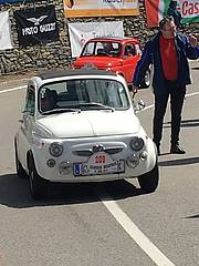 Maximilian Tomaschek mit Steyr Puch 500 S am Seiberer 2019