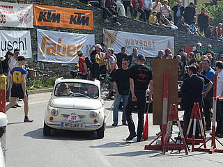 Gernot Luke mit Steyr Puch 650 TR am Seiberer 2010