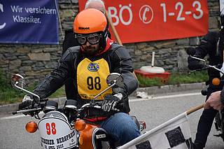 Thomas Holub mit Honda CB 500 four am Seiberer 2022